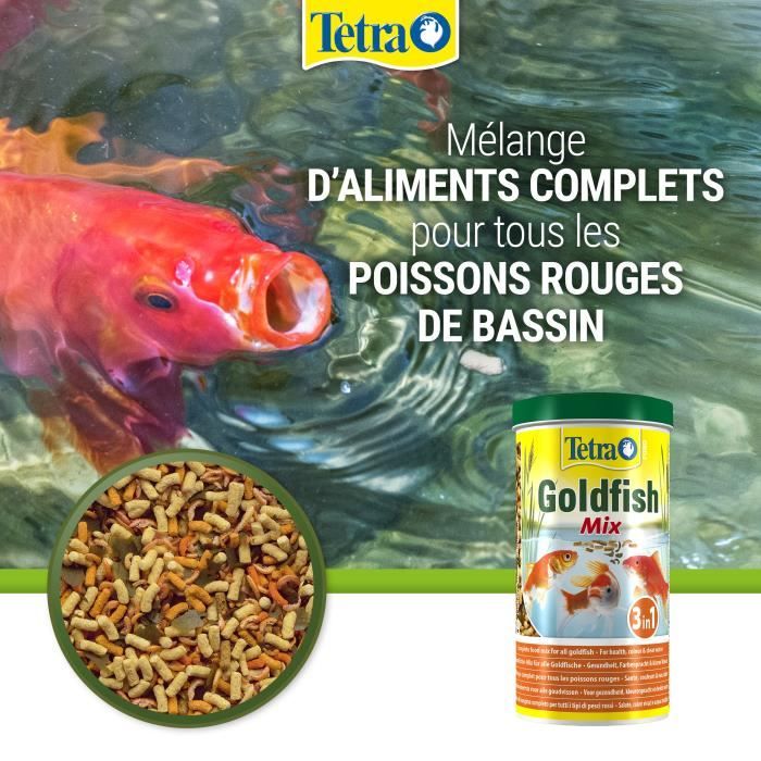 Nourriture pour poisson - tetra pond goldmix - Cdiscount