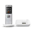 GIGASET Téléphone Fixe CL 660 A Blanc-2
