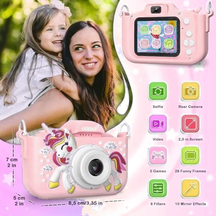 Appareil Photo Instantané Enfant 2,4, Caméra Rechargeable Avec Carte Appareil Photo Instantané Enfant 2,4, Caméra Rechargeable Avec Carte