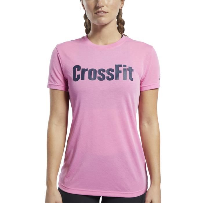 Sweat reebok on sale crossfit femme rose