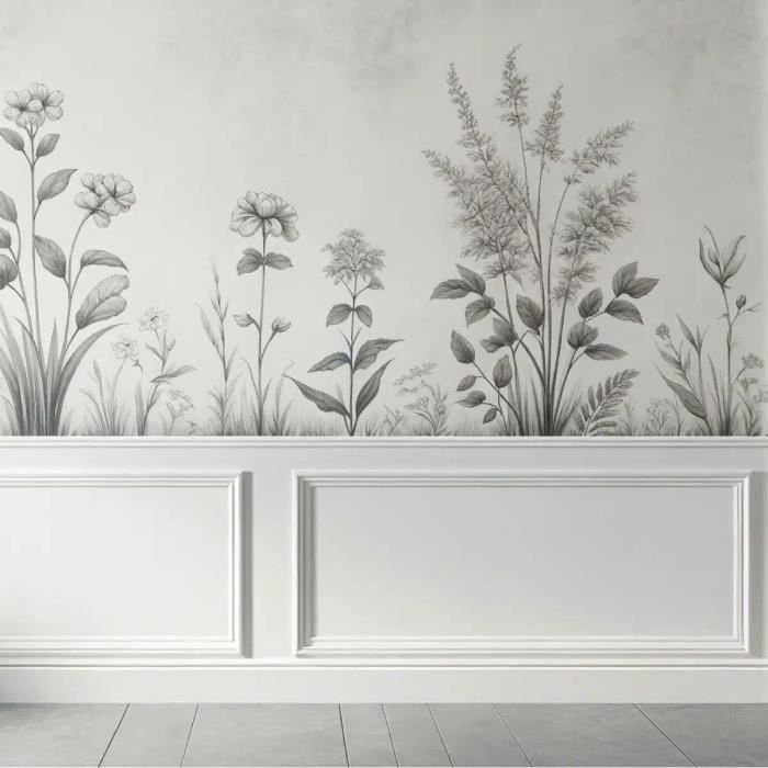 Nordlinger Pro Kit Moulures Bois Naturel FSC 100% - Habillage Mural 2,6 à 4m - 790536