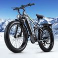 FICYACTO 26 pouces vélo électrique RX80 4.0 gros pneu 1000W 48V17.5Ah batterie au lithium visite guidée en vélo électrique de ville-3