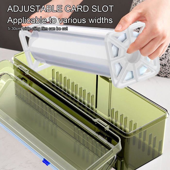 Distributeur De Film Alimentaire Magnétique Artlyfe - Coupe Facile, Fixation Sans Perçage, Pour Cuisine Bien Rangée