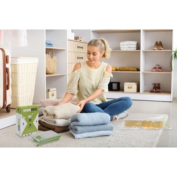 Sac de rangement sous vide 2025 aspirateur