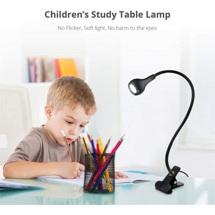 Lampes de Chevet Lampe de Lecture Lampe de Bureau USB flexible Lampe de  Livre à Clipser Table de Lit Lampe de Bureau pour la [O1748] - Cdiscount  Maison
