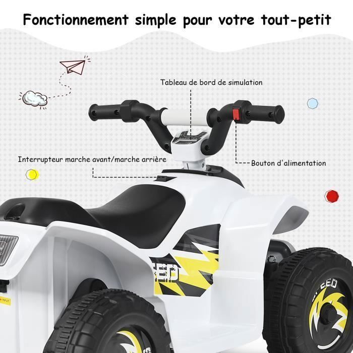 Chargeur pour voiture électrique 6V - 500mA