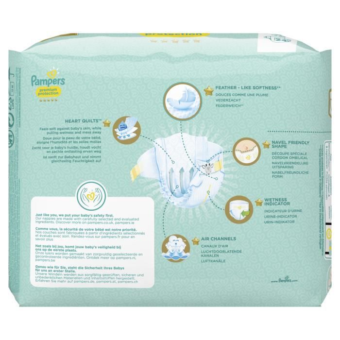Sac de transport Pampers Premium Protection Taille 0 Micro <3 kg