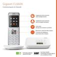 GIGASET Téléphone Fixe CL 660 A Blanc-4
