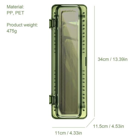 NUWIQ Distributeur Film Alimentaire Avec Ventouse Et Coupe Glissière - Vert, Pratique Et Durable Pour Cuisine Quotidienne