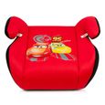Rehausseur siège auto pour enfants - Disney - Cars 104 - Groupe 2/3 - Rouge - Avec réducteur-0