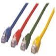 MCL Câble réseau FCC5EBM-0.5M/B - 50 cm catégorie 5e - 1 x RJ-45 mâle - 1 x RJ-45 mâle-0