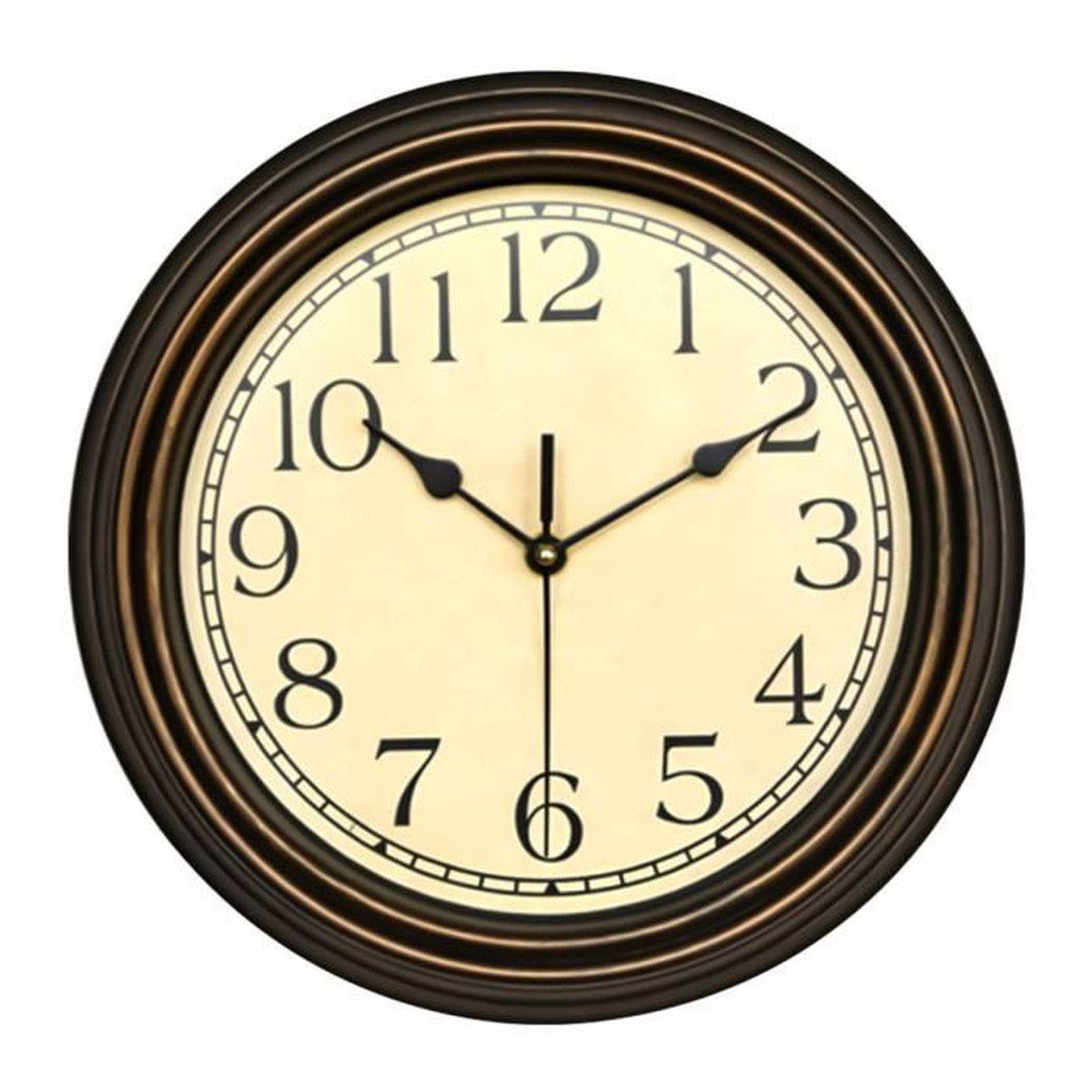 Grande Horloge Murale rétro Horloge Silencieux Classique de 30 cm