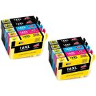 JIMIGO 10 Cartouches d'encre Epson 16 xl 16xl compatible pour Epson Workforce WF-2510 WF-2540 WF-2520 WF-2630 WF-2650 WF-2750 WF-2760