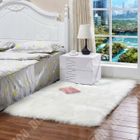 TECH DISCOUNT Tapis - TD® - Peluche - Blanc - 60 cm - Doux et léger pour salon et chambre