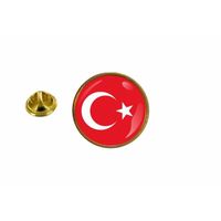 pins pin badge pin's drapeau turquie turcque rond cocarde