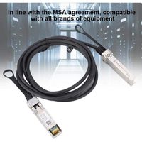 3 Mètres Câble SFP+ à SFP+ 10Gb Câble à Attache Directe, Direct Attach Copper (DAC) Twinax Cable, Compatible avec Cisco - 3M