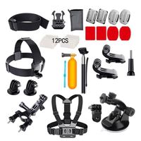 Kit d'accessoires GoPro avec 37 pièces   