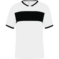Maillot de football enfant - PA4001 - blanc et noir