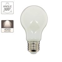 Ampoule à filament LED A60, culot E27, 8W cons. (75W eq.), lumière blanche neutre