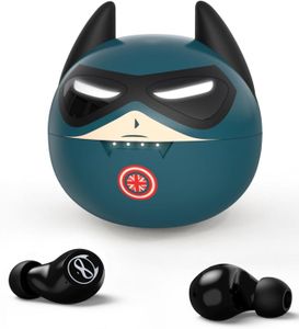 CASQUE - ÉCOUTEURS Bouchons d'oreilles pour Enfants - Bluetooth 5.0 - Étanche - avec Microphone et étui de Chargement - Basses Profondes[Z564]