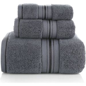 Serviette de bain Coffret cadeau de bain en coton 3 pièces avec serviette de bain Serviette De Douche Couleur : White 