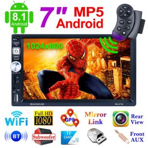 ZIBOREISDN Voiture MP5 Ultra-Mince 7 Pouces Quad-Core Haute d/éfinition Android GPS Navigation Voiture int/égr/ée Machine RK-A715 Voiture MP5