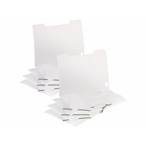 Pochettes plastiques transparentes - 100 pcs - Classeurs chemises trieurs -  Creavea