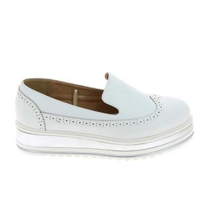 mocassin compensé femme