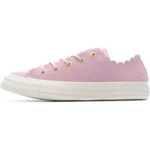 converse basse rose fluo