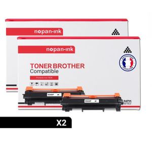 TONER NOPAN-INK - Toners x2 - TN2420 TN 2420 (Noir) - Co