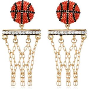 Boucle d'oreille Boucles D'Oreilles Pendantes Pour Femme - Football Basketball Baseball[M90]