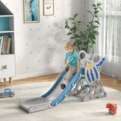 7 en 1 Toboggan pour Enfants, Aire de Jeux avec Escalier, Tunnel, Panier de Basket et Télescope, Usage Intérieur & Extérieur - Jeux - Jouets 7 en 1 Toboggan pour Enfants, Aire de Jeux avec Escalier, Tunnel, Panier de Basket et Télescope, Usage Intérieur & Extérieur - Jeux - Jouets