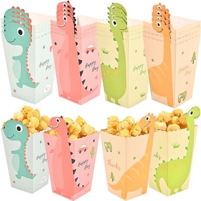 12 Boîtes à Popcorn Sirène - Carton Alimentaire - Pour Fête, Anniversaire, Cinéma Maison - Déco Festive