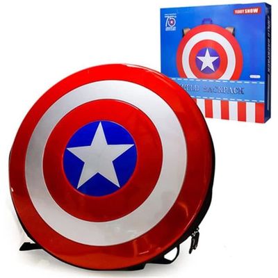 45cm Marvel Avengers Jouet Super Héros Captain America Bouclier Peluche  Oreiller Peluche Jouet