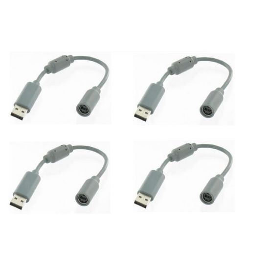 4 X câble adaptateur USB Breakaway Rock Band pour xbox360 Xbox