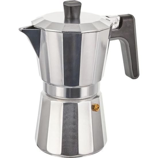 Perfecta - Cafetière Italienne À Induction, Aluminium, Capacité 6 Tasses, Argent[n1278