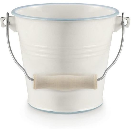 Pichet En Acier émaillé Blanc Ibili - Capacité 2.5 Litres - Fabriqué En Espagne - Design Classique Et Robuste - 3