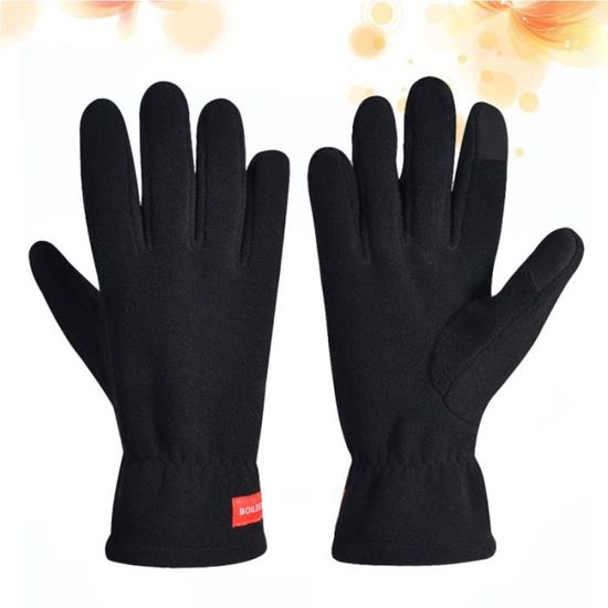 Gants D'hiver Vélo Et Course - Coupe-vent, écran Tactile, Antidérapants - Jaune, Très Chauds