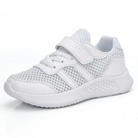 Chaussures De Sport Scolaires Pour Garçons - Baskets à Fermeture Velcro (scratch) - Marque Route 21 - Taille à Choisir