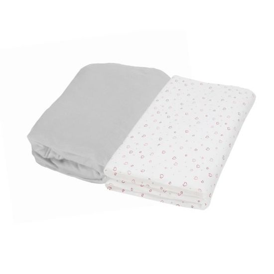 Lot De 2 Draps-housses DOMIVA Pour Bébé - Taille 60x120 Cm, Jersey Doux Et Extensible, Certifié Oeko-Tex - 3