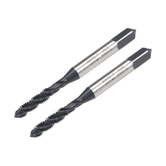 Taraud HSS M8 Revêtu Titane - Filetage 1.25mm - Pour Acier, Aluminium - Taraudage Main Ou Machine