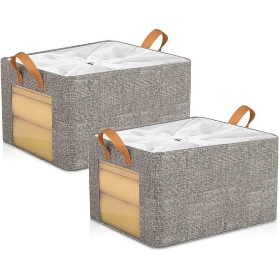 Huiguli 2 Pezzi XXL Grande Borsa In Feltro, 30L Borsa Shopper In Feltro Con Tasca Interna, Borsa Spesa Pieghevole Per Legna Ardere, Giornali, Spesa, Giocattoli, Picnic, Deposito, 40x27x27cm - 7