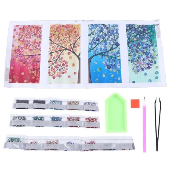 Eiflow Kit De Peinture à Suspendre à Faire Soi-même Avec Pendentif En Forme De Croix - 17 X 19 Cm - Papillon Et Diamants - Décoration Spéciale Pour Adulte