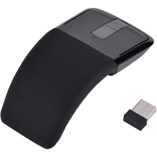 Souris Bluetooth Tactile Pliable, Mini Souris Sans Fil Coulissante