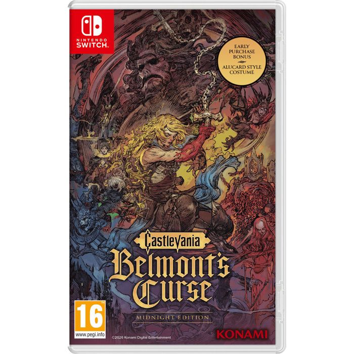 Castlevania Belmonts Curse Midnight Edition - Jeu Nintendo Switch