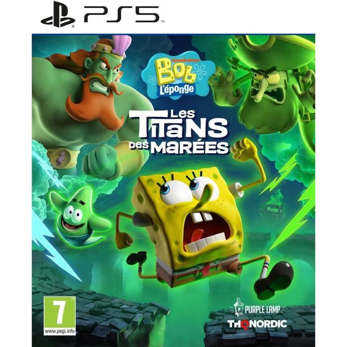 Bob 'Eponge Les Titans des Marées PS5 - vue 2