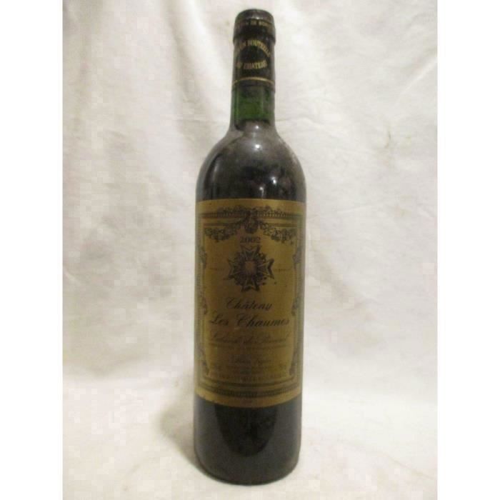 lalande de pomerol château les chaumes rouge 2002 - bordeaux