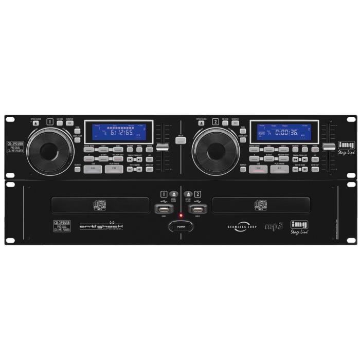 Lecteur CD DJ double et MP3 professionnel