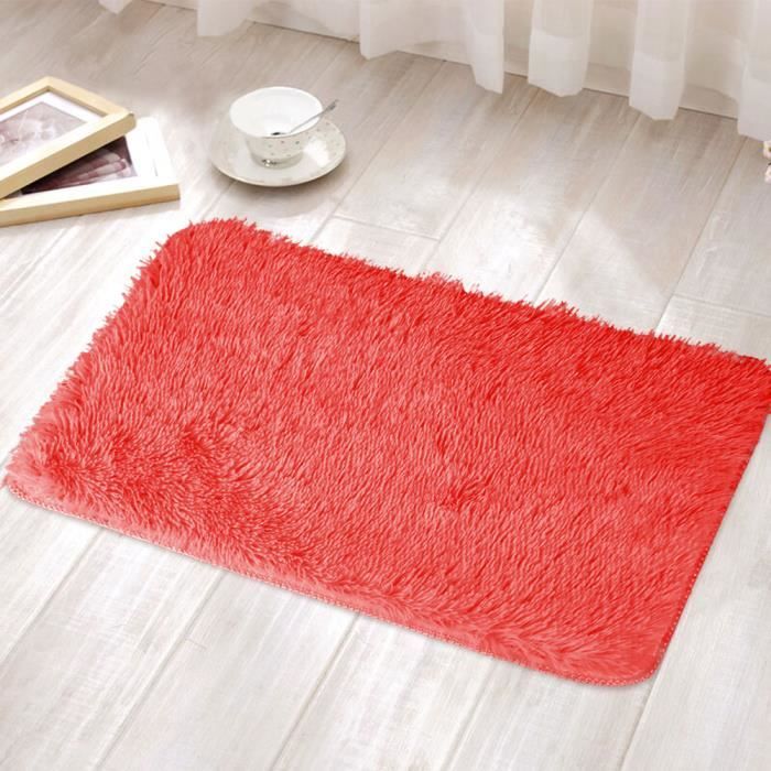 Fluffy Rugs Area Rug Bright Multicolore 40x30cm Chambre au sol