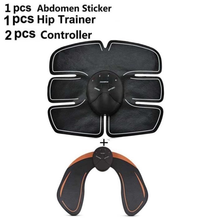 CEINTURE D'ELECTROSTIMULATION,Corps minceur Shaper Machine électrique impulsion traitement masseur Fitness accessoires - Type Jaune